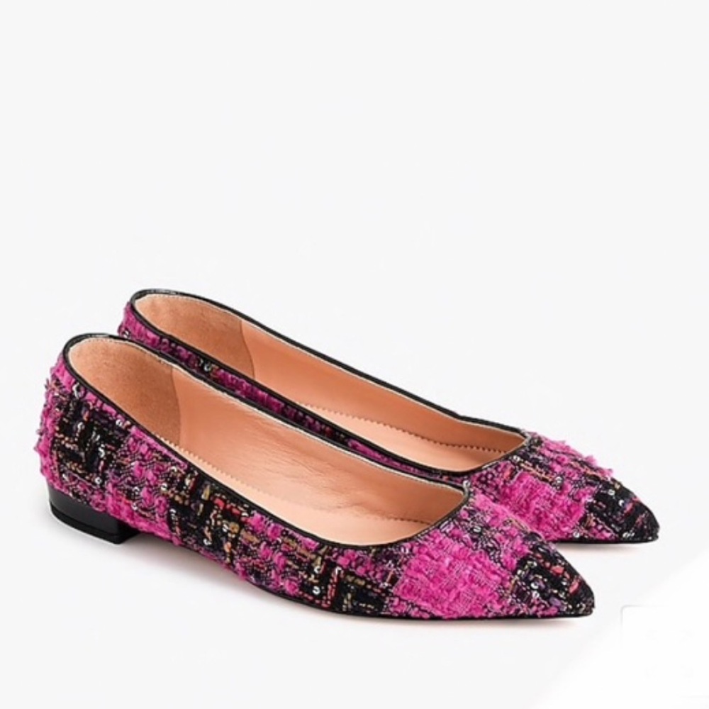J. Crew Pink and Black Flats - Picture 16 of 16